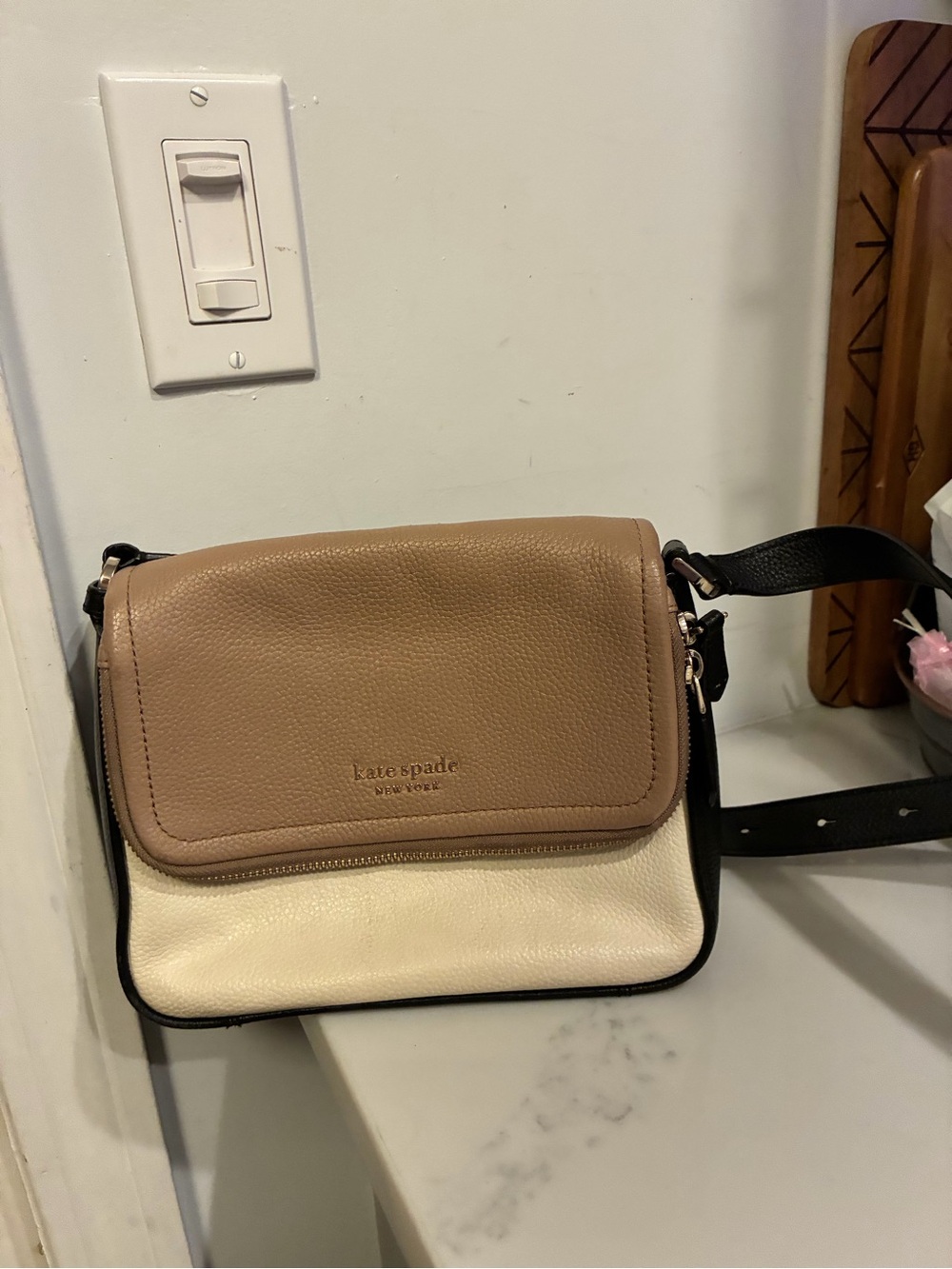 Spade New York Run Around Large Flap Crossbody